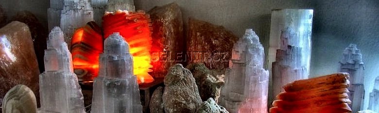 selenitové lampy selenitové lampy